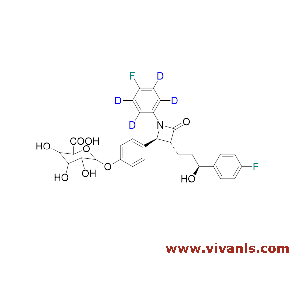 Glucuronides-Ezetimibe D4 glucuronide (phenolic )-1654755483.png